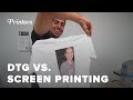 DTG vs. Screen Printing | Pros, Cons, How Much It Costs