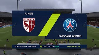 FIFA 21 METZ VS PSG LIGUE 1 PREDICTION