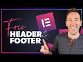 Elementor Header Tutorial: 100% FREE Method