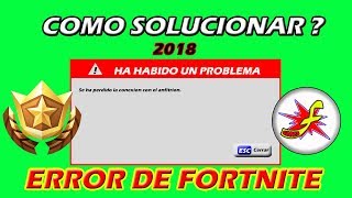 se ha perdido la conexion con el anfitri - problemas conexion fortnite