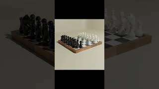 Modeling Chess in Blender.