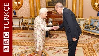 Cumhurbaşkanı Erdoğan İngiltere Kraliçesi 2. Elizabeth'i ziyaret etti