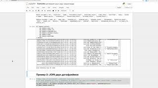 Demonstration of examples in Jupyter Notebook (Spark)
