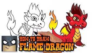 How to Draw Flame Dragon | Dragon City
