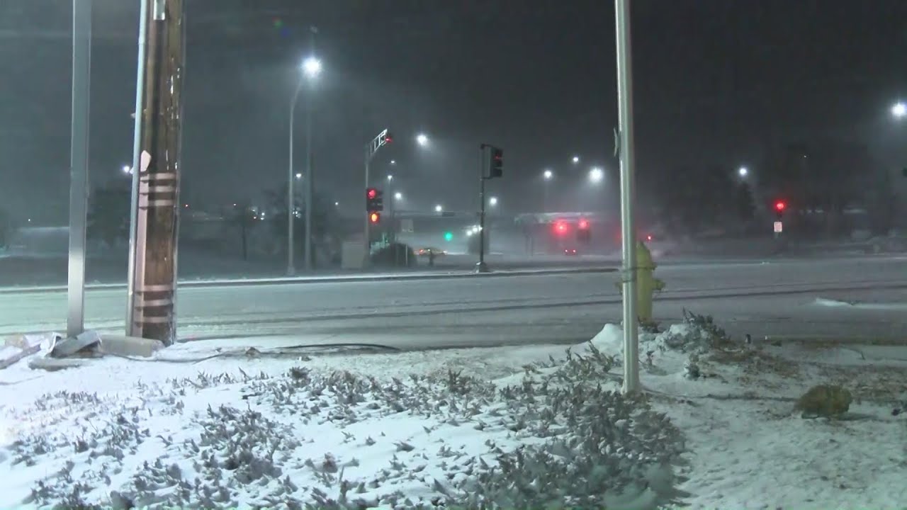 Winter Storm In New Mexico Makes For Messy Morning Road Conditions ...