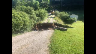 2nd major Culvert replacement project for the week! Storm damaged areas!