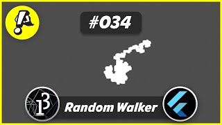 Ep. 034 - Coding Challenge: Random Walker | Flutter Processing