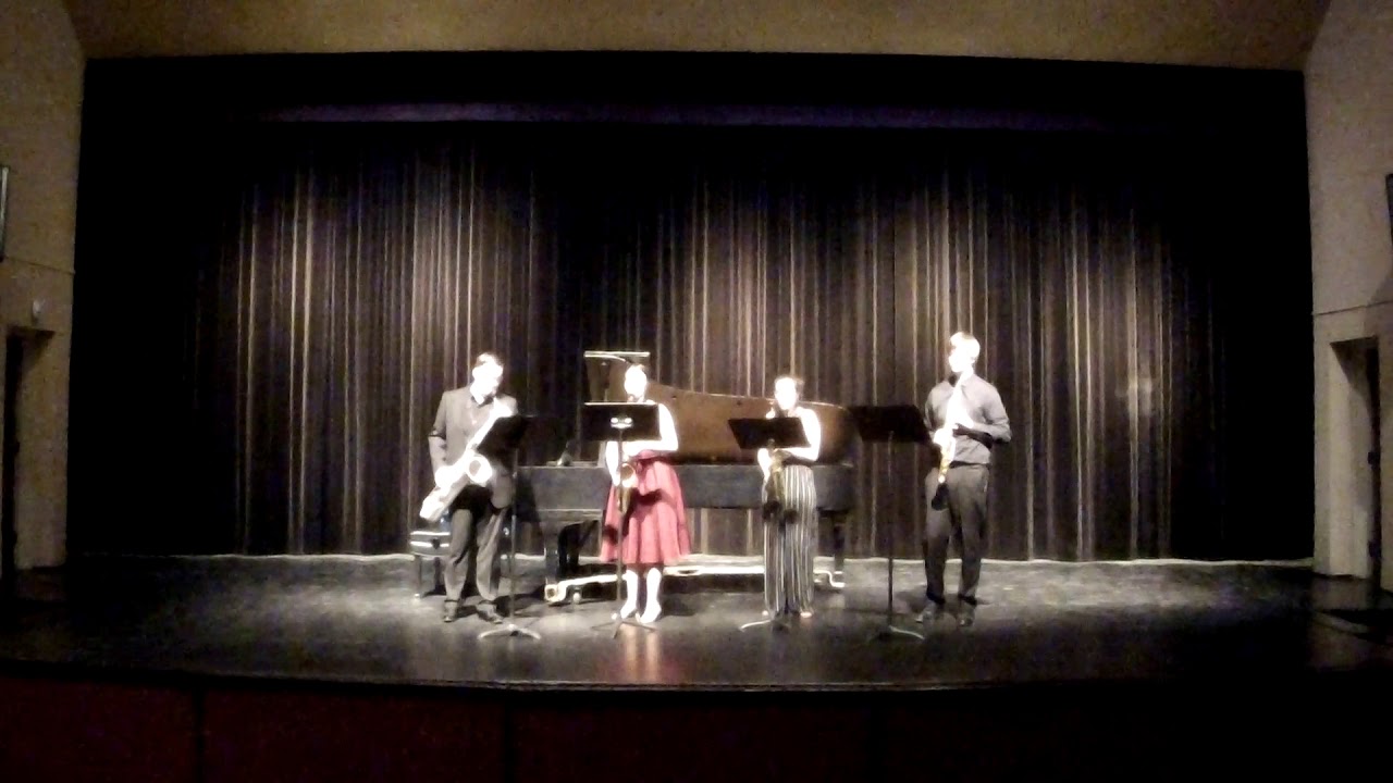 Amy Cameron 3rd Year Recital Andante Et Scherzo For Saxophone Quartet