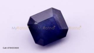 Certified Natural Blue Sapphire 5.06 Ct (Thailand) -Fine  ( Call +91 9784933600)