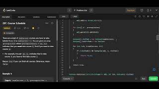 Course Schedule | LeetCode 207 | Java