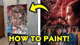 How I Made My Stranger Things Painting!