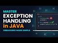 Exception handling in Java | Full Tutorial and Concept Clarity