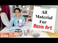 RESIN ART करना हुआ एकदम आसान  / Full Tutorial For Resin Art Material / Resin Art For Beginners /Diy