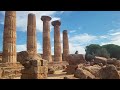 the ancient city of agrigento sicily 4k uhd