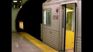 RETIRED - TTC Hawker-Siddeley H5 on the YUS at St.Patrick Station