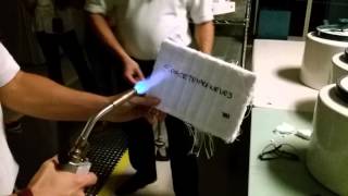 Material that does NOT catch on fire