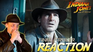 INDIANA JONES AND THE DIAL OF DESTINY FINAL TRAILER REACTION!!