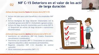 Seminario NIF C 15 y NIF C 16