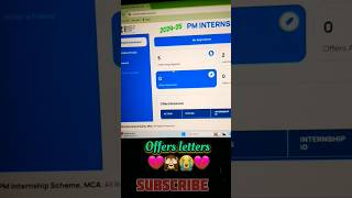 Pm internship offer letter / kab aaoge short video #shortvideos #viralvideos