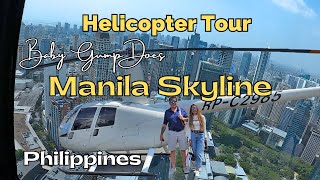 Manila Helicopter Tour / First Impression / and Dinner at Texas Roadhouse Makati Philippines