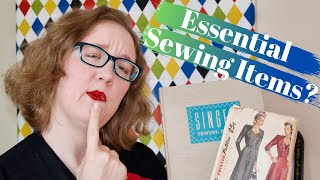 3 ESSENTIAL ITEMS TO SEW VINTAGE, what do you need to get started sewing vintage || Sewing Essential