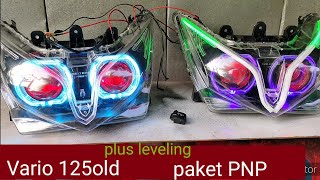 reflektor Vario 125 old paket proji Biled PNP sinar otomotif