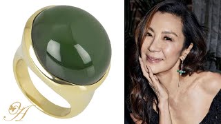 Michelle Yeoh's Fabulous Jade Ring Collection