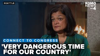 Rep. Jayapal reacts to Kash Patel’s confirmation, federal workforce cuts and mass deportations