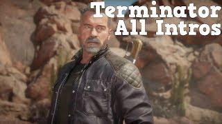 Mortal Kombat 11 : Terminator All Intro Dialogues