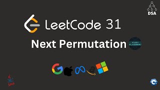 Leetcode 31 🔥 Next Permutation | Optimal Approach + Dry Run | Java Solution
