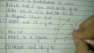 chapter 08 quadrilaterals class 9 ncert, pseb, cbse que no 1-4