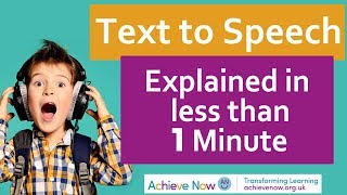 Text to Speech the TRANSFORMATIONAL assistive technology for poor readers/dyslexics