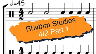 EP0209 - 4/2 Rhythm reading practice without ties or rests (Part 1) - clap and count rhythms