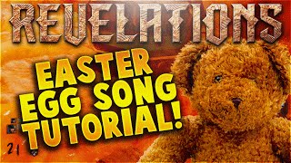BO3 Zombies Revelations "The Gift" Easter Egg Song Tutorial! (3 Teddy Bear Locations)