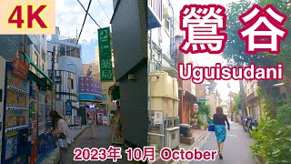 【４Ｋ60】★鶯谷 🏩ホテル周辺 昼下がり散歩★『walk in Uguisudani 2023年10月ドラマチックな最終章』