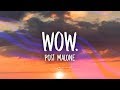 Post Malone - Wow. (Lyrics)