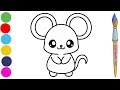 Rat drawing for kids|Drawing|Easy drawing