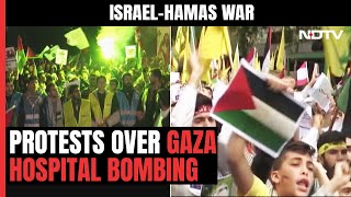 Global Protests Against The Israel-Hamas War After Gaza Hospital Bombing | Israel Hamas War