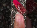 it s her in red nails with fancy glitter u0026 chrome ❤️💋🌹 화려한 반짝이와 빨간 손톱 nails nailart satisfying