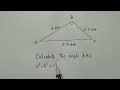 Cosine rule || Trigonometry  ||