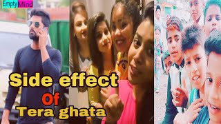 Musically sideffect of tera ghata || 4 viral girls tik tok... || Empty mind || prince razi