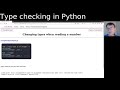 Type checking in Python using mypy
