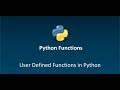 User define function | User define function in python | with parameter | Data science | ML