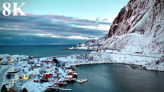 [8K] Reine, Lofoten, NORWAY 🇳🇴