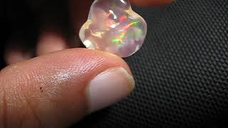 10.5ct Rare Mexican Contraluz Precious Opal Exquisite Stunning Water Opal,