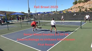 Fall Brawl 2023 Senior Mixed Doubles 5.0 50-54 Cesario/Rabago vs Ichikawa Abel/Hansen First Round