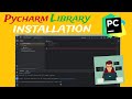 How to install Python libraries in Pycharm ide | Python package/modules | Python library| viral