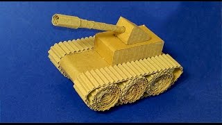 Easy Paper Tank.Tank from an old box!