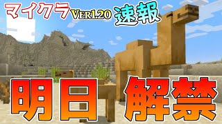 【マイクラ速報】Ver1.20 次期大型アップデートが明日からプレビュー版やスナップショットでできるようになる【Switch/Win10/PE/PS4/Xbox/Java】