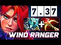 35Kills Wind Ranger Daedalus + Gleipnir Builds Insane Damage🔥 7.37